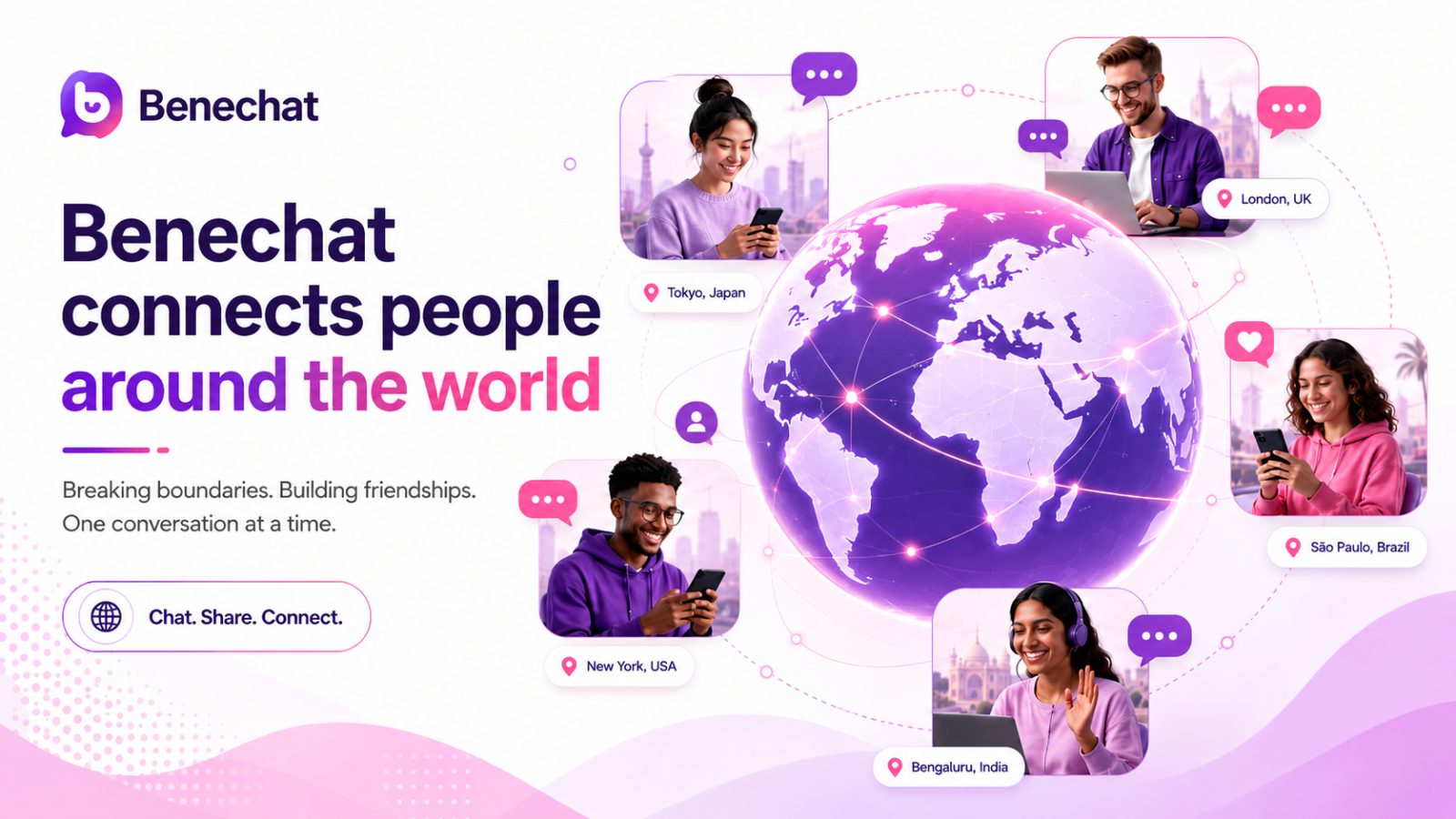 Benechat Connects People Around the World Through Simple Online Communication